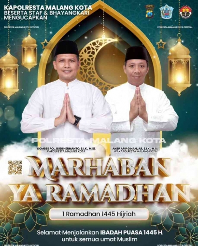 Spirit Ramadhan Membara, Polresta Malang Kota Ajak Warga Lestarikan Nilai Kebaikan