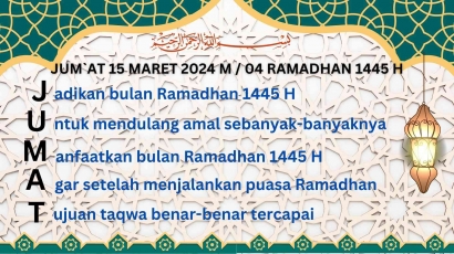 Pantun: Hari Jum'at Bulan Ramadhan 1445 H