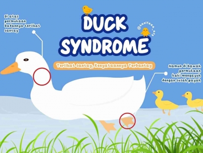 Duck Syndrome: Terlihat Santai Namun Kenyataannya Ia Terbantai