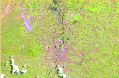 Unsur-unsur Interpretasi Citra Landsat 8 di Kota Kediri