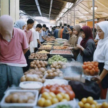 Pasar Takjil, Pasar Senggol yang Bikin Nonis Ketagihan