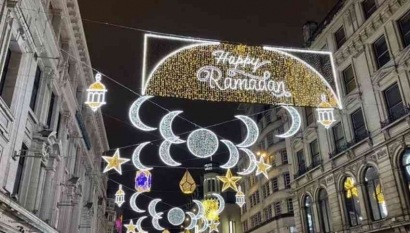 Happy Ramadan Hiasi Kota London, Frankfurt, dan New York