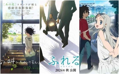 Sebelum Nonton Film Anime Fureru, Ini 4 Anime Sedih Terbaik Karya Tim Anohana