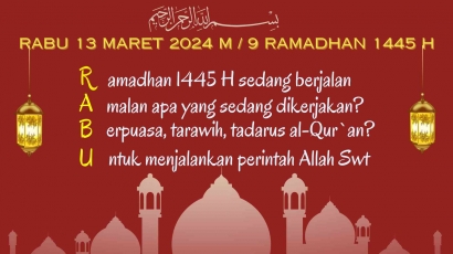Pantun: Hari Rabu Bulan Ramadhan 1445 H