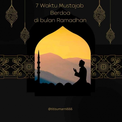 7 Waktu Mustajab Berdoa di Bulan Ramadhan