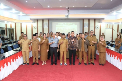 Gubernur Resmi Kukuhkan Gugus Tugas Daerah Bisnis dan Hak Asasi Manusia Provinsi Sulawesi Tengah Tahun 2023-2025