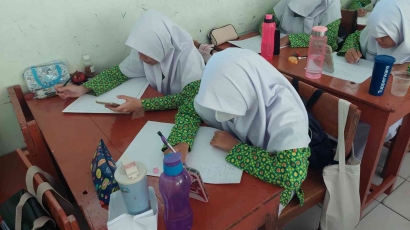 Bulan Ramadan, Bimbel Siswa Kelas IX MTsN 4 Bantul Tetap Jalan