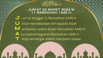 Pantun: Hari Jum`at Bulan Ramadhan 1445 H