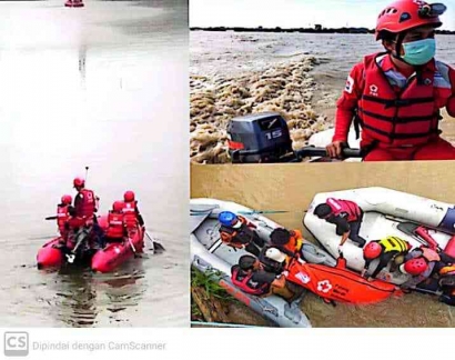 Reaksi Cepat Relawan "Water Rescue" PMI Kabupaten Bekasi