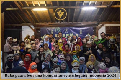 Buka Bersama Komunitas Ventrilokuis Indonesia (VENT INDO) Kedatangan Tamu dari Gaza Palestina