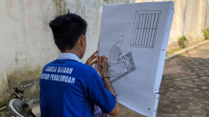 Inmates Got Talent, WBP Rutan Pekalongan Ikuti Lomba Seni Lukis