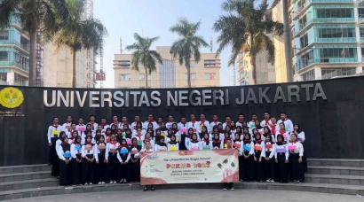 Kemeriahan PKKMB Humas dan Komunikasi Digital Universitas Negeri Jakarta: Banyak Nilai-Nilai Positif