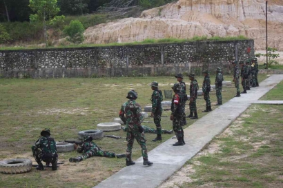 Pertajam Keterampilan Menembak, Yonzipur 20/PPA Gelar Latihan Menembak Triwulan I di Lapangan Tembak Korem 181/PVT