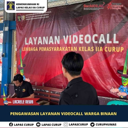 Obat Rindu Warga Binaan, Lapas Curup Berikan Layanan Video Call Gratis