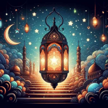 Ali dan Cahaya Ramadan: Kisah Lampu Ajaib dan Keajaiban Kebaikan