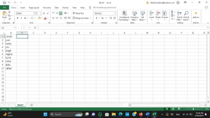 Refleksi Pembelajaran 2 TIK, Memindahkan Data Base Excel ke Microsoft Word
