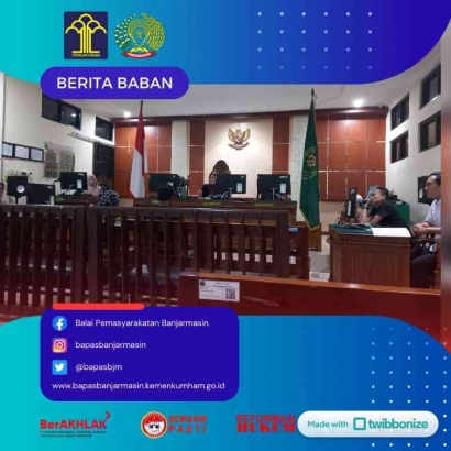 PK Bapas Banjarmasin Mendampingi ABH di PN Martapura