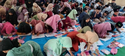 Bikin Haru, Doa Axcel dalam Pesantren Ramadan SDN 1 Truwolu
