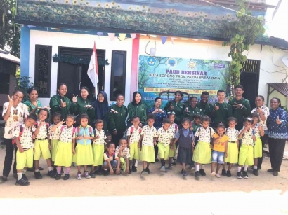 Merajut Masa Depan Pendidikan di Sorong: Sinergi PAUD Bersinar dengan Mahasiswa Universitas Muhammadiyah Sorong