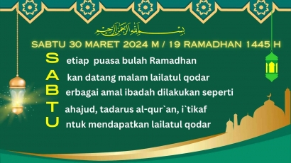 Pantun: Menyambut Datang Malam Lailatul Qodar Bulan Ramadhan 1445 H
