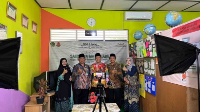 Pengawas Madrasah Dukung Acara Launching Podcast MTsN 6 Bantul