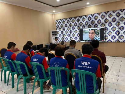 6 WBP Lapas Sukabumi Mengikuti Kegiatan Jumat Agung