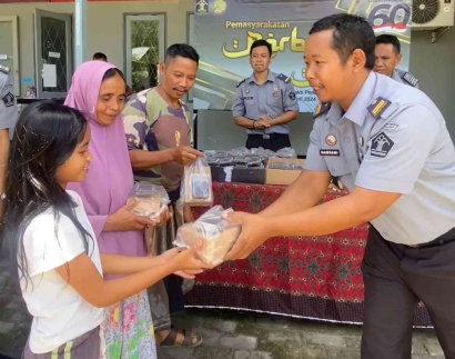 Tebar Keberkahan di Bulan Ramadhan, Lapas Terbuka Lombok Tengah Gelar Pembagian Takjil