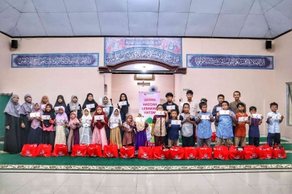 Berbagi Kebahagiaan Ramadhan, Salurkan Hadiah Lebaran untuk Anak Yatim