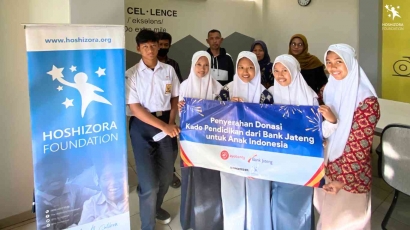 Kolaborasi Hoshizora Foundation, Bank Jateng, dan AyoBantu Hadirkan Kado Pendidikan untuk Anak-anak Indonesia