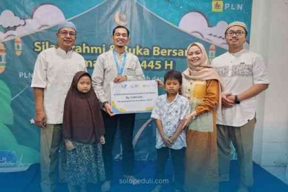 Ramadan: YBM PLN UP3 Sukoharjo Gandeng SOLOPEDULI Berbagi Kebahagiaan untuk Anak Yatim