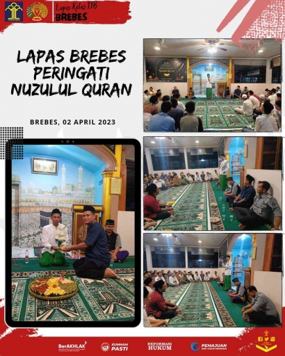 Lapas Brebes Peringati Nuzulul Quran