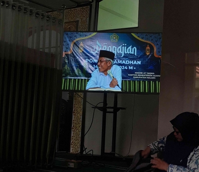 Pengajian Ramadhan Terakhir di Kemenag Kab. Malang diisi oleh Pengasuh P.P. Anwarul Islam Kepanjen K.H. Imam Ma'ruf