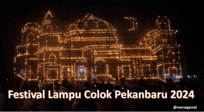 Tradisi Menyambut Idul Fitri dengan Lampu Colok di Riau