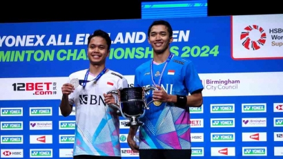 Dua Tunggal Putra Terbaik Indonesia Lolos ke Babak 16 Besar Badminton Asia Championships 2024