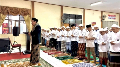 Penuh Kekhusyukan, Seluruh Warga Binaan Muslim Rutan Purworejo Laksanakan Sholat Idul Fitri 1445H