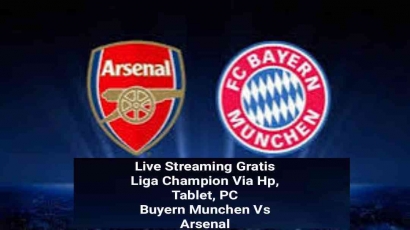 Gratis Live Streaming Bayern Munchen Vs Arsenal: Liga Champions 18 April 2024