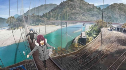 Rekap Yuru Camp Season 3 Episode 3, Mengunjungi Jembatan Gantung