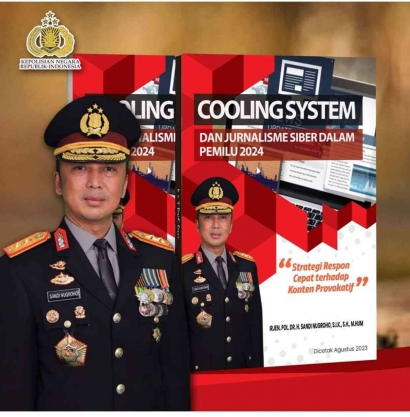 Kadiv Humas Polri Luncurkan Buku Cooling System dan Pedoman Siber Jurnalisme untuk Pemilu 2024 yang Aman