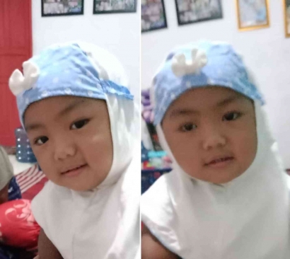 Usia 2,5 Tahun, Arshyla Quinnsha Qiana Qalesya Putri Vico Rahman Sudah Bisa Berpura-pura.
