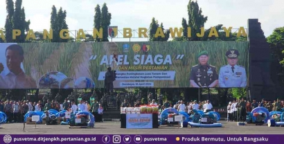 Apel Siaga Alsintan di Jawa Timur, Menteri Pertanian Salurkan 3700 Pompa Air