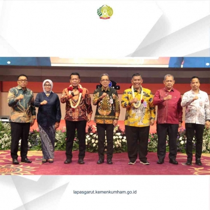 Pisah Sambut Kepala Kantor Wilayah Kementerian Hukum dan Hak Asasi Manusia Jawa Barat