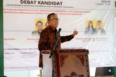 Prof Edy Suandi Hamid: Debat Calon Presiden Mahasiswa Tunjukkan Karakter Pemimpin