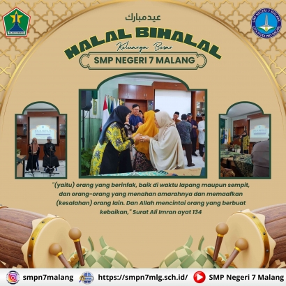 Halal Bihalal Keluarga Besar SMP Negeri 7 Malang