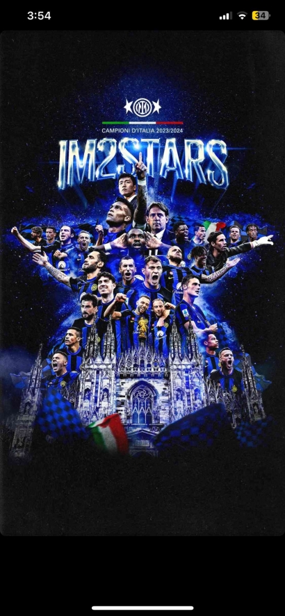 Inter Juara Liga Italia Serie A 2023/24