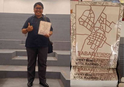 Buku Satu Abad Stadion Gajayana Malang sebagai Prasasti HUT Kota Malang ke-110 dan Hari Buku Sedunia 2024