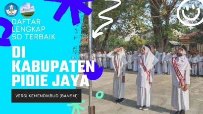 Mantap Betul! Berikut Daftar Lengkap SD Terbaik di Kabupaten Pidie Jaya Versi BANSM Kemendikbud