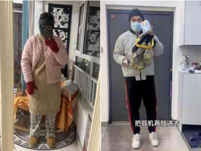 Jangan Ditiru Ya, Lagi Ngetren di Cina Kenakan Pakaian 'Gembel' ke Kantor