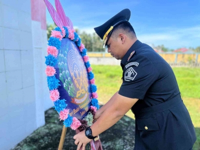 Peringati HBP Ke-60, Rutan Pasangkayu Laksanakan Upacara Tabur Bunga Sebagai Wujud Penghormatan Kepada Para Pahlawan