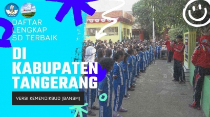 Kabupaten Tangerang Sip! Inilah Daftar Lengkap SD Terbaik di Kabupaten Tangerang Versi BANSM Kemendikbud