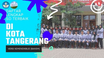Terakreditasi A! Inilah Daftar Lengkap SD Terbaik di Kota Tangerang Versi BANSM Kemendikbud